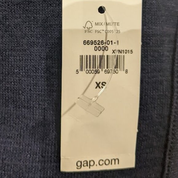 NWT! Gap - Softspun Twistback Tank Top 669526 | Navy Blue | Size XS - Picture 7 of 15